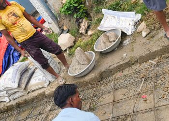 बारा को कलैया -२६ मा रोड ढलान कार्य मा अनियमितता